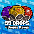 55 Drops + Bonus Items